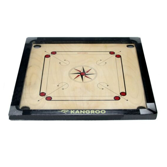 The traditional game of Carrom.