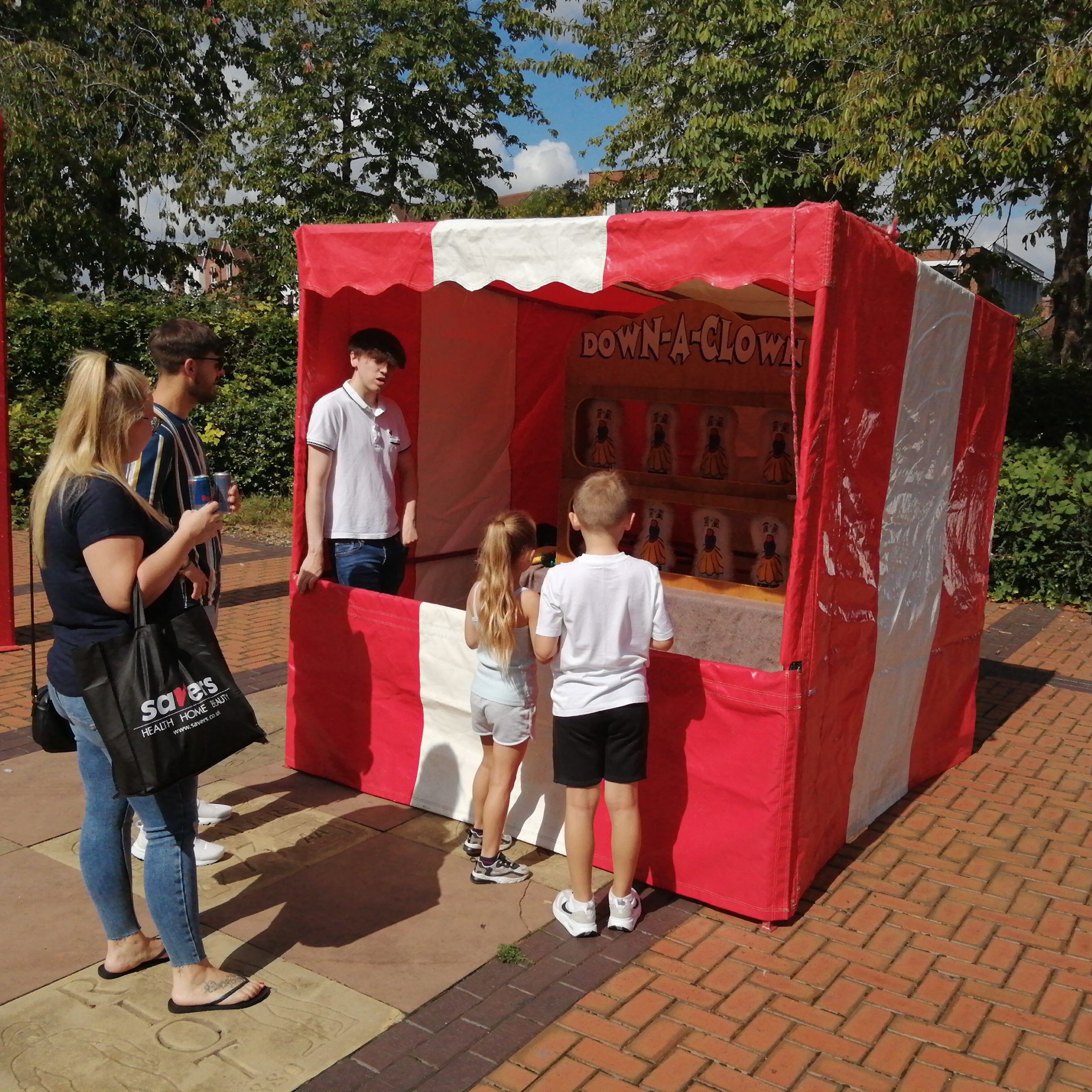 Down a Clown Festival Fete Game Side Stall