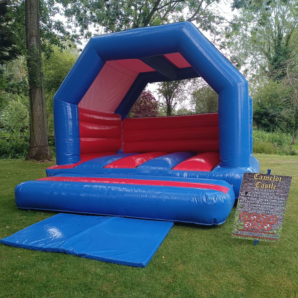 Our Bouncy Castle set up ready for a Garden Party event.
