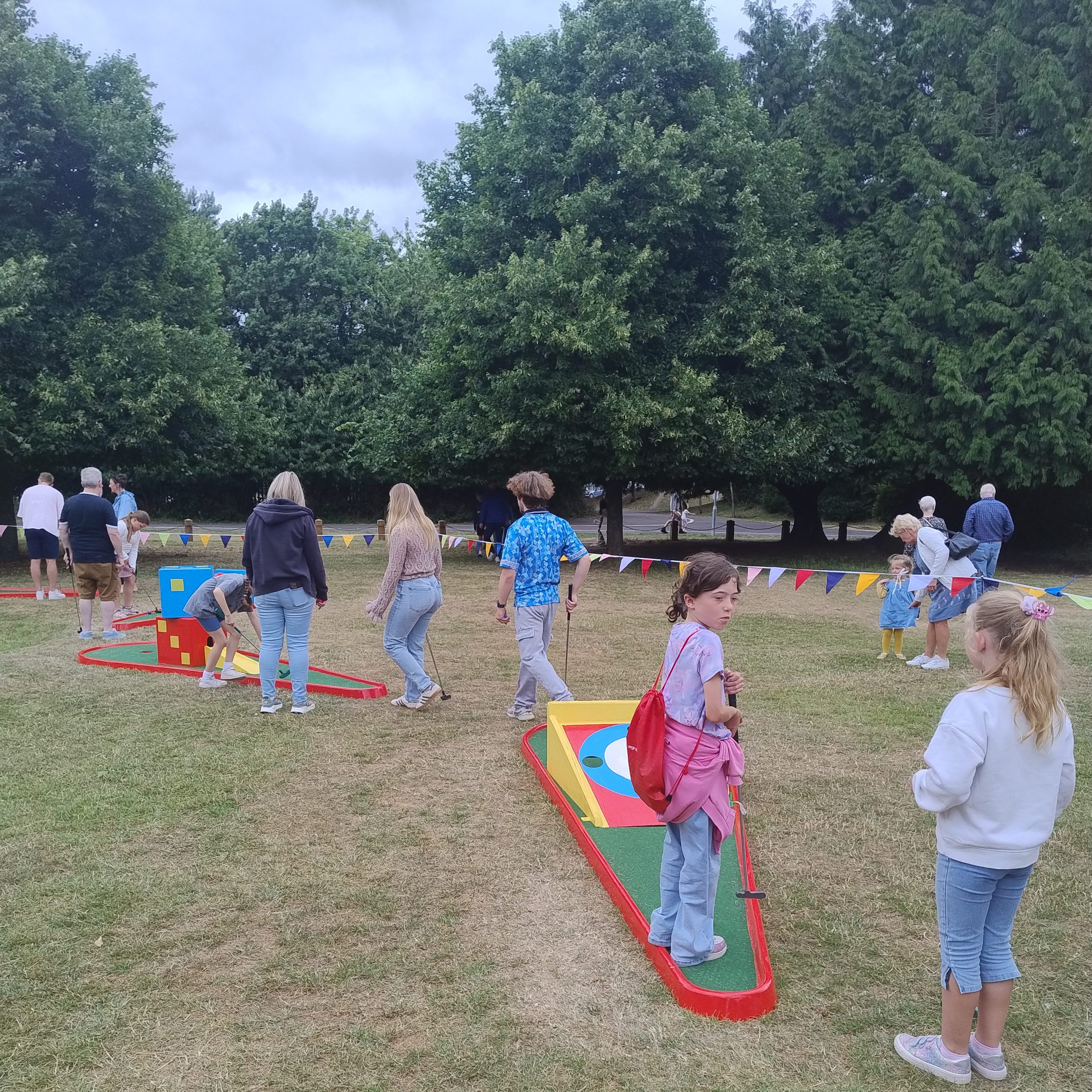 Crazy Golf Event with other games