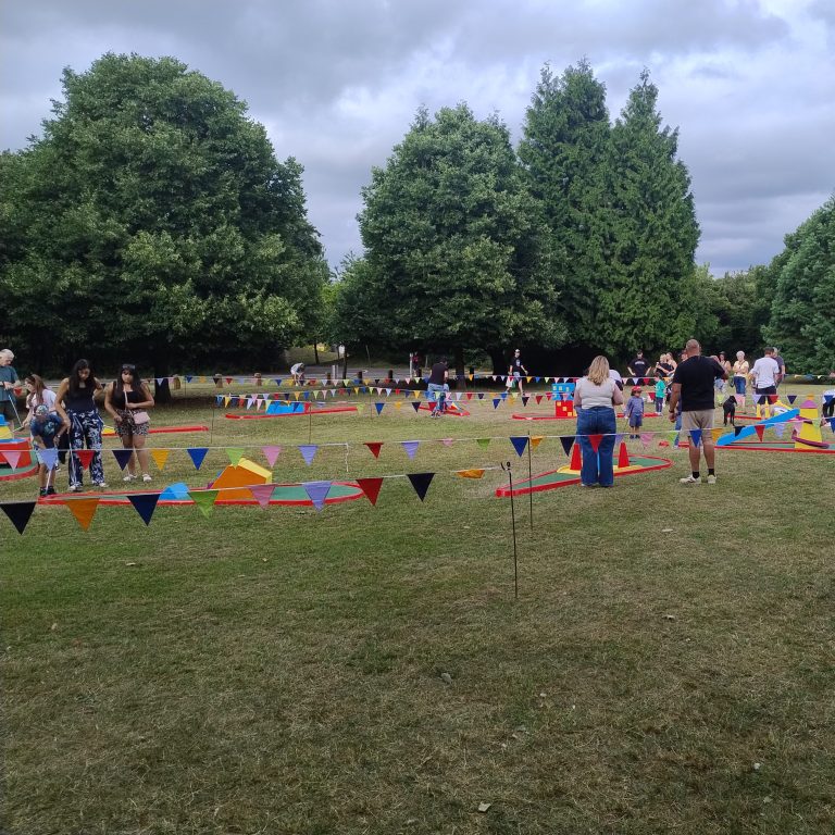 Crazy Golf Event with other games