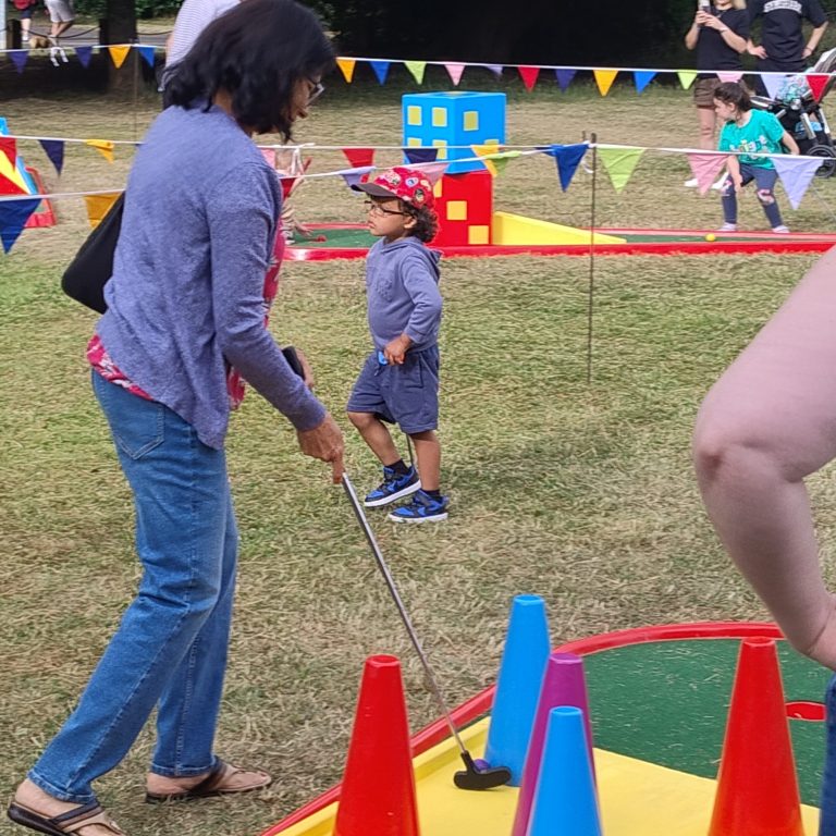 Crazy Golf Event with other games