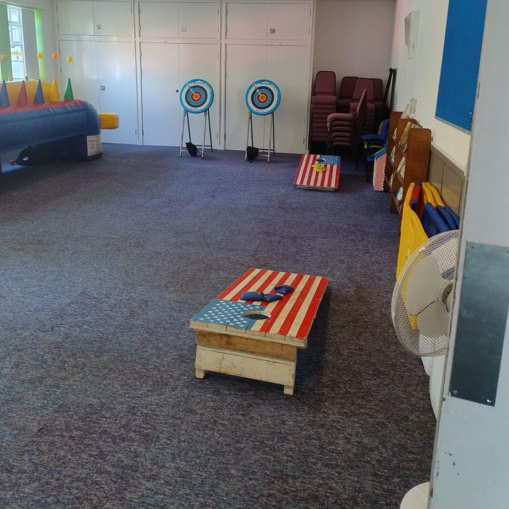 Cornhole Toss and Safe Archery