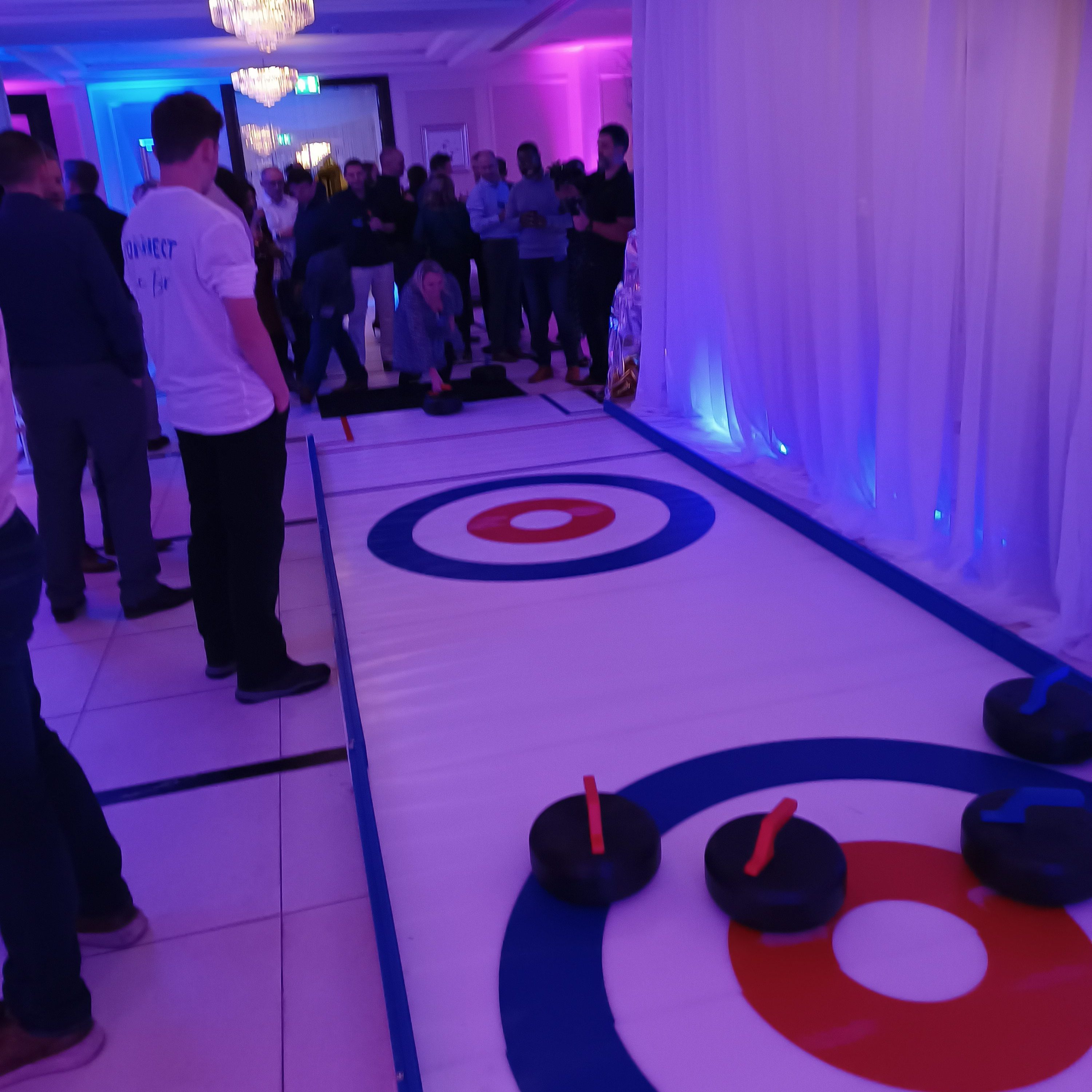 Corporate Event with Curling and other Big Impact Games