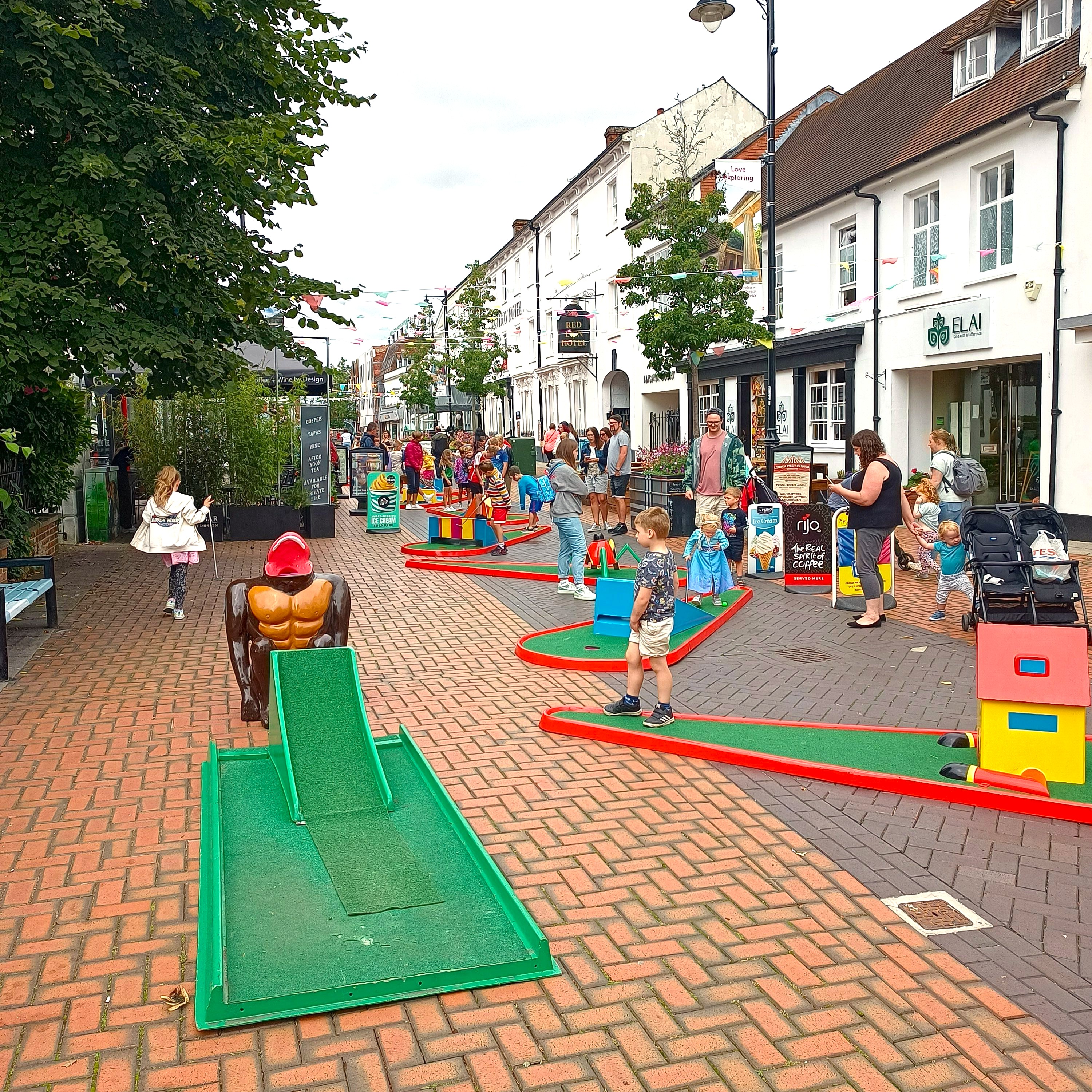 Crazy Golf at Town Council Event