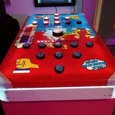 Our Chase the Lights Speed Reaction game hired in for a University Competitive event.