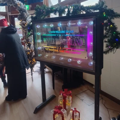 Our Bespoke Winter Wonderland Sign