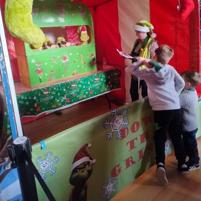 Our Bespoke Down a Grinch - Festive Side Stalls