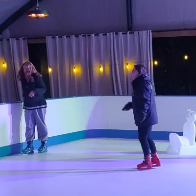 Corporate Ice Skating Festive Social