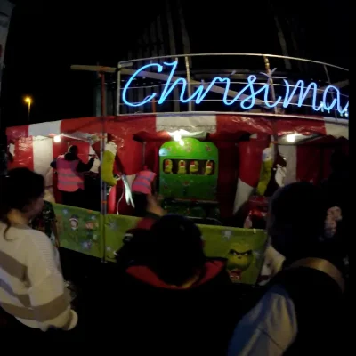 Christmas Sign above our Festive Side Stalls