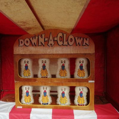 Down a Clown close up